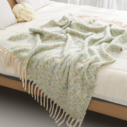 Damen elegante und kuschelige Decke mit Fransen Brehn
