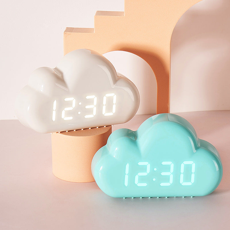 Wolken-Wecker mit Digitaler Led-Anzeige Brehn