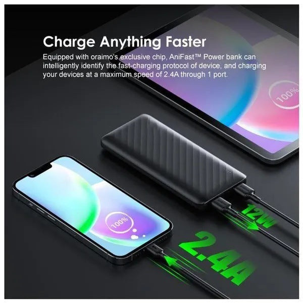Hochleistungs-Powerbank mit dualem USB-A- und USB-C-Schnellladen Brehn