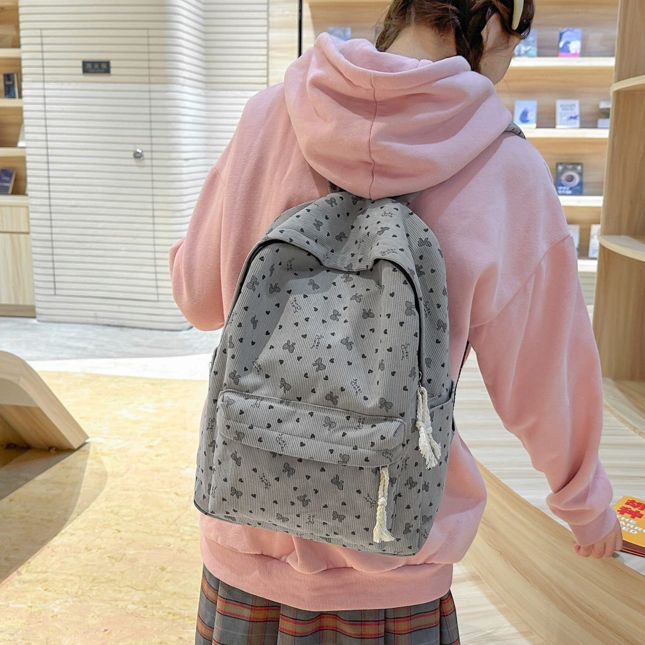 Rucksack mit Verspieltem Schmetterlingsdesign Brehn