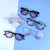 Stilvolle breite quadratische Sonnenbrille Brehn