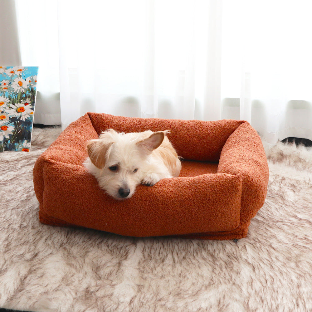 Gemütliches Bolsternen Hundebett