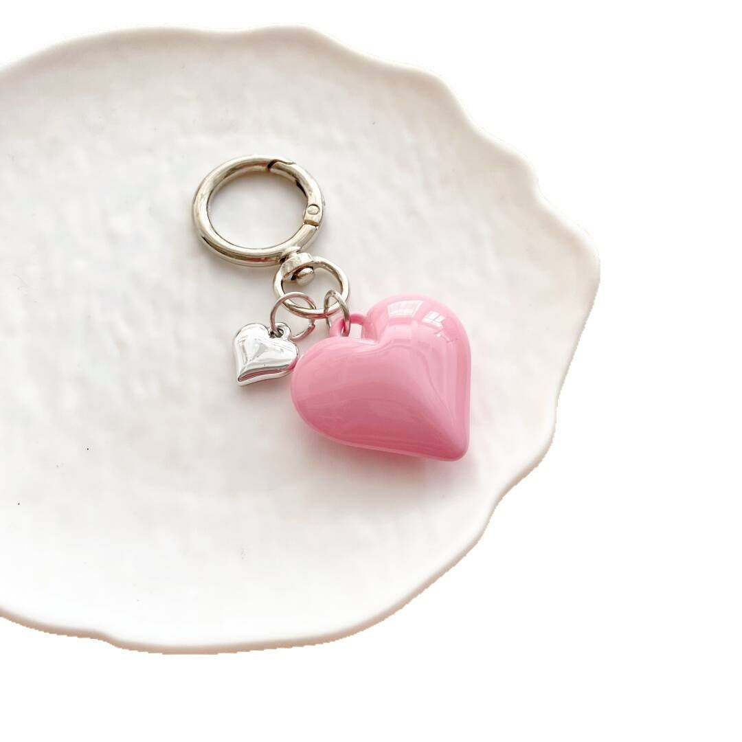 Herzförmiger Charm Schlüsselanhänger Brehn