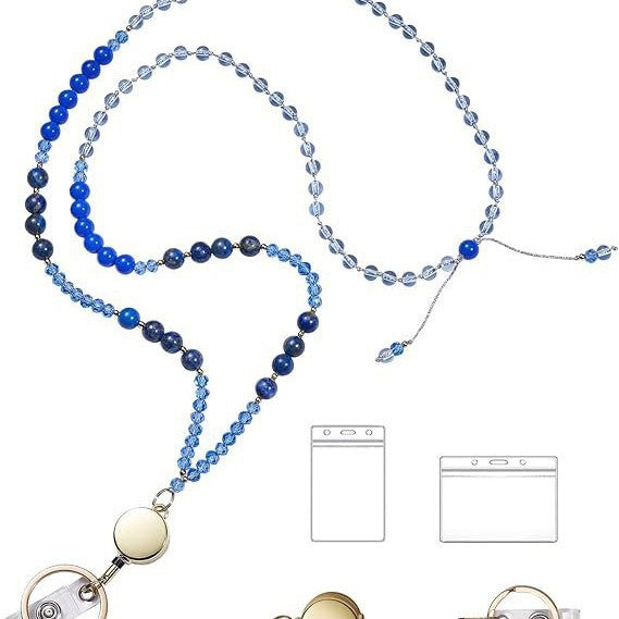 Perlenbrille Lanyard mit Rückzugclip Brehn