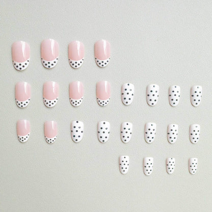 Künstlerisches Polka Dot Gel Nagelkunst Set