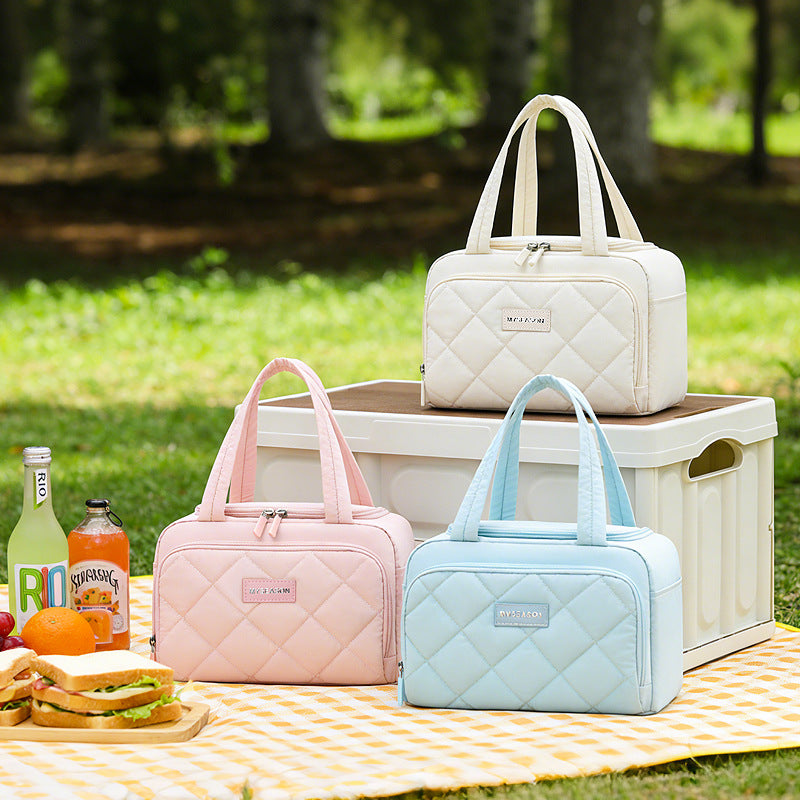 Isolierte gesteppten Lunch-Kühltasche Brehn