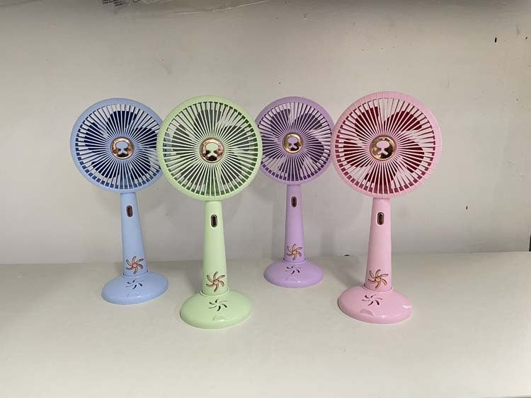Unisex Tragbarer Mini-Ventilator mit ergonomischem Standfuß und variabler Geschwindigkeitskontrolle Brehn