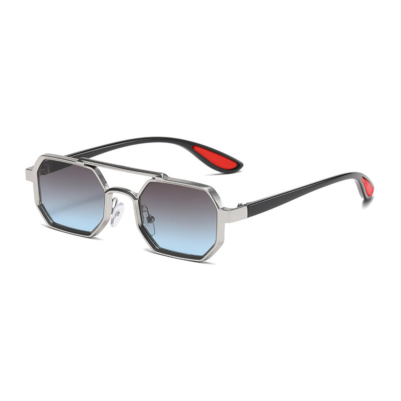 Damen modische Designer-Sonnenbrille mit exklusivem achteckigem Rahmen Brehn