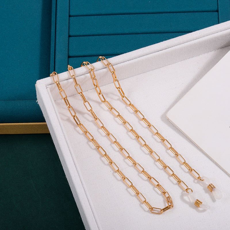 Elegante Perlen Brillenhalter Kette Brehn