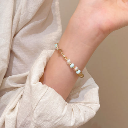 Künstlerisches Perlenarmband Brehn