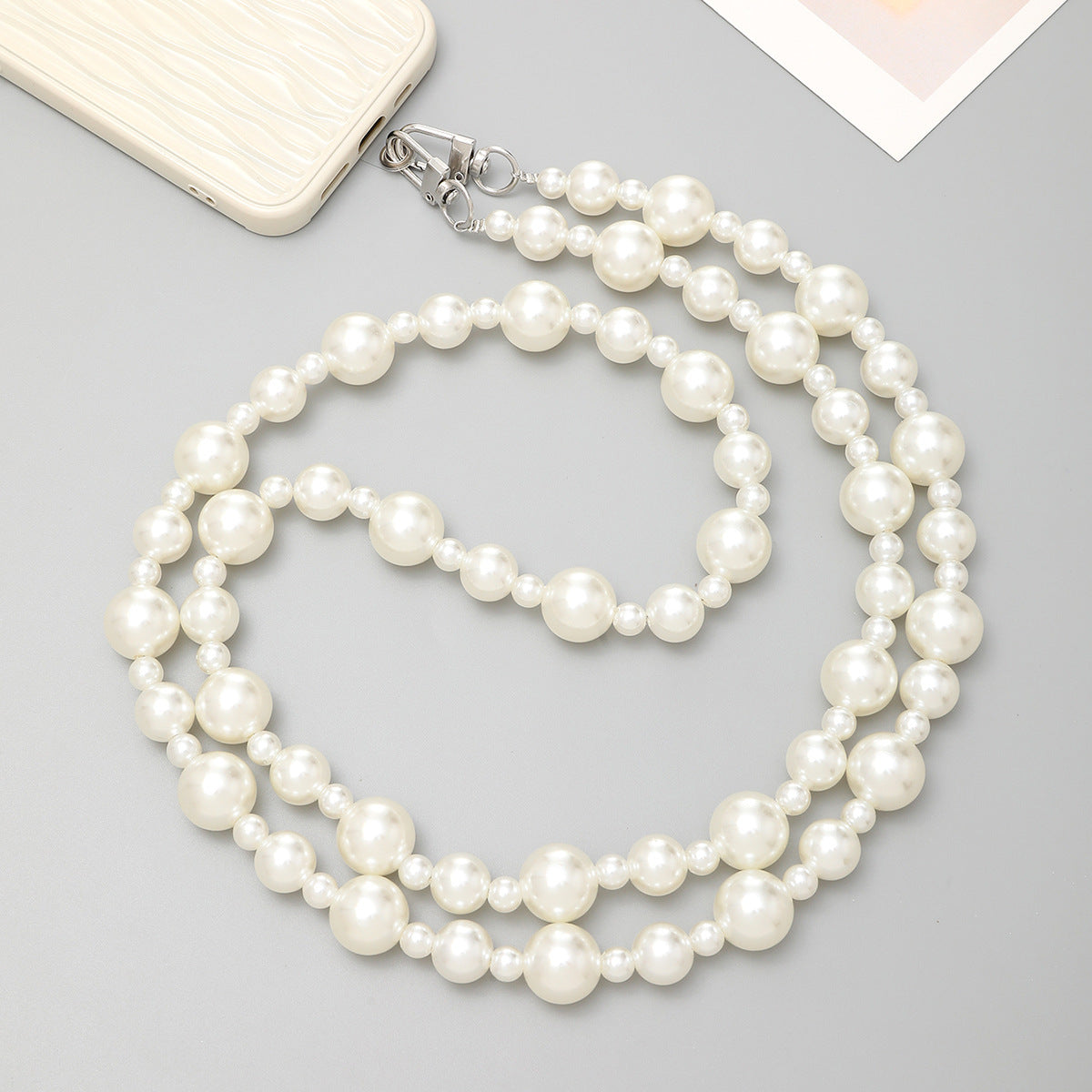 Elegante Perlenkette Brehn