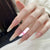 Künstlerische Gradient Stiletto Press-On Nägel Brehn