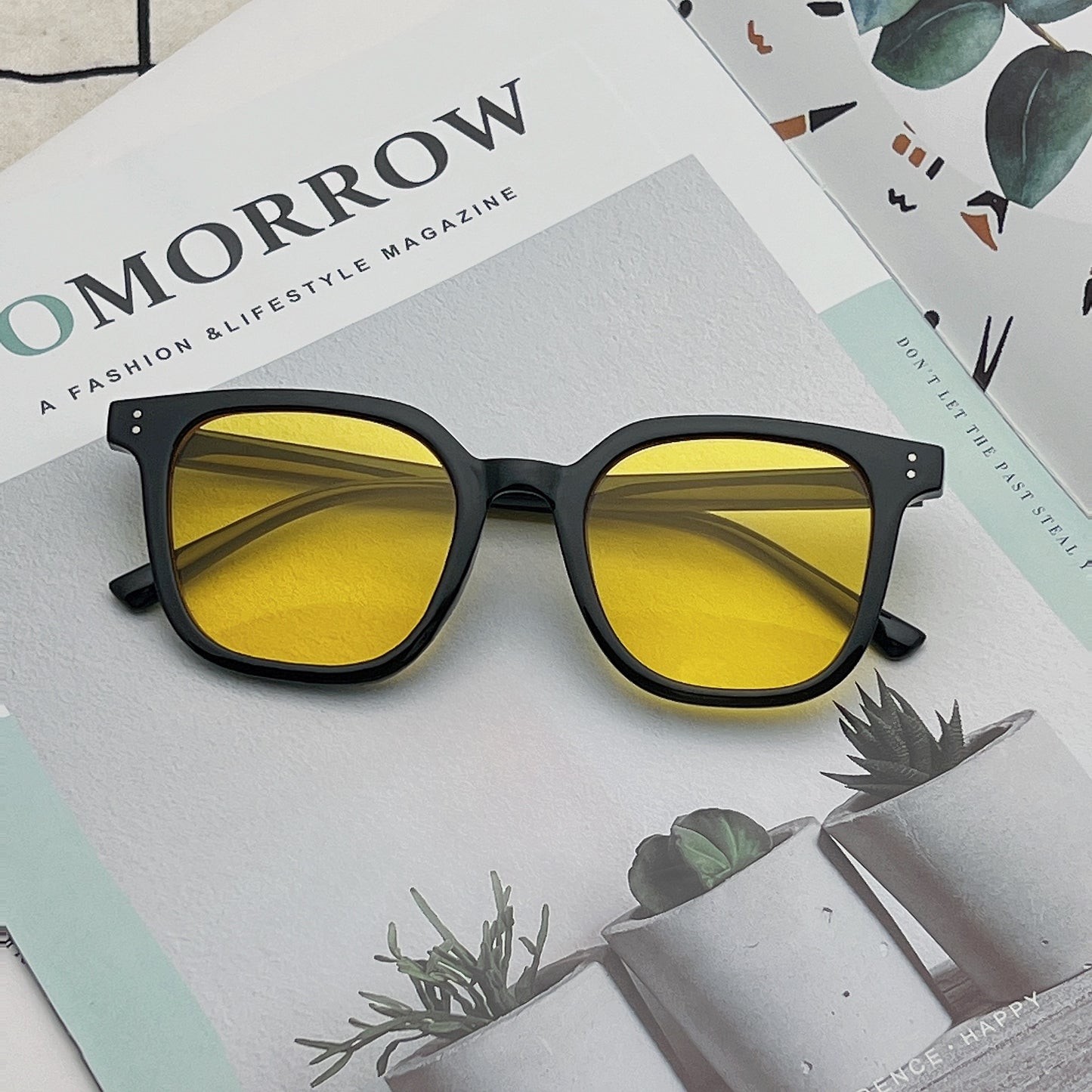 Statement Quadrat Rahmen Sonnenbrille Brehn