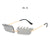 Edgy Artistic Shield Sonnenbrille