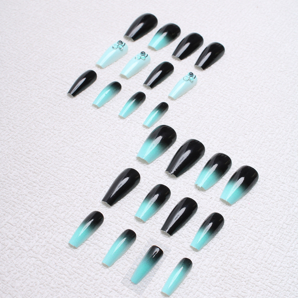 Elegante Gradient Press-On Nägel Brehn