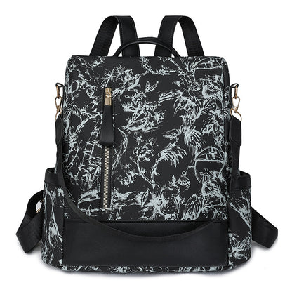 Stilvoller Blumenmuster-Rucksack