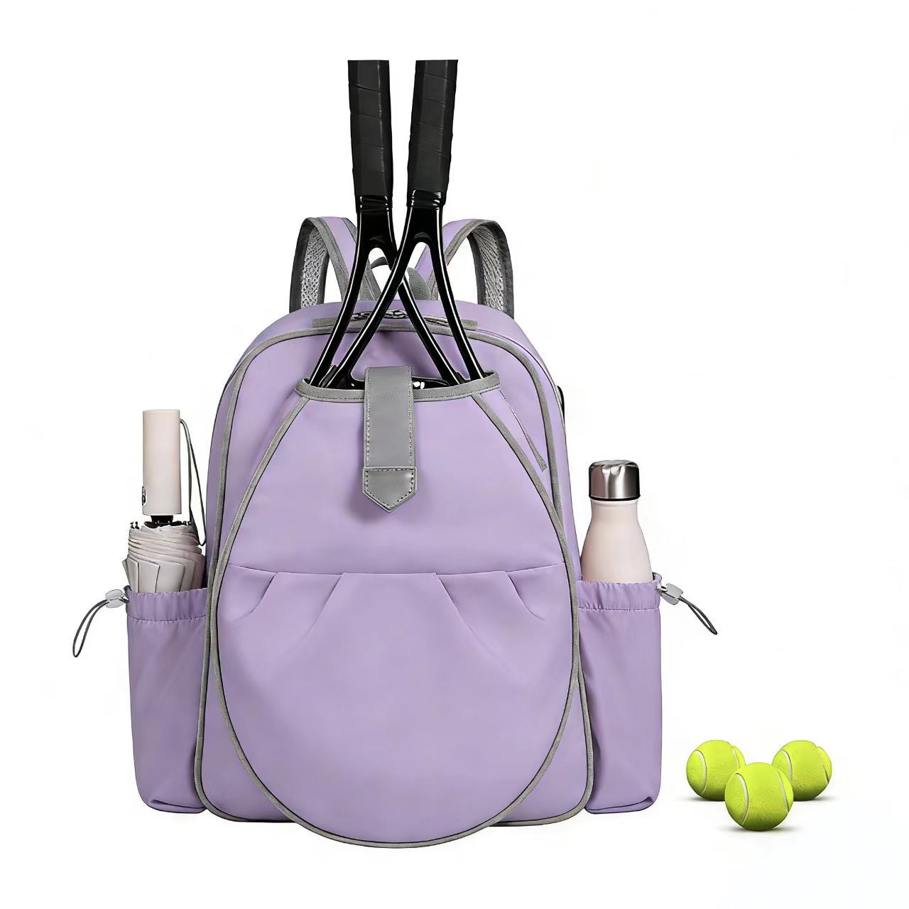 Sportlicher Tennis-Rucksack mit Speziellen Schläger- und Zubehörfächern Brehn