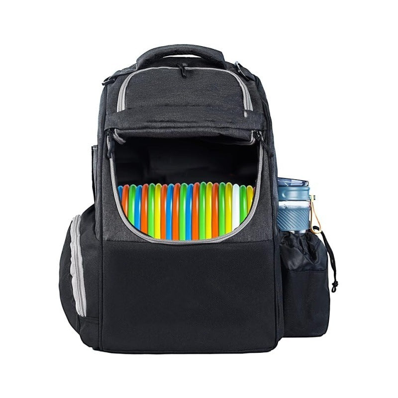 Discgolf-Rucksack mit Speziellen Fächern Für Frisbees und Getränke Brehn