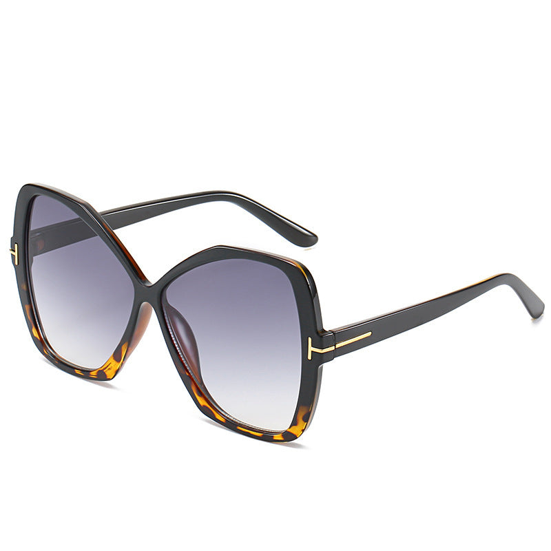 Modisch Übergroße Geometrische Sonnenbrille Brehn