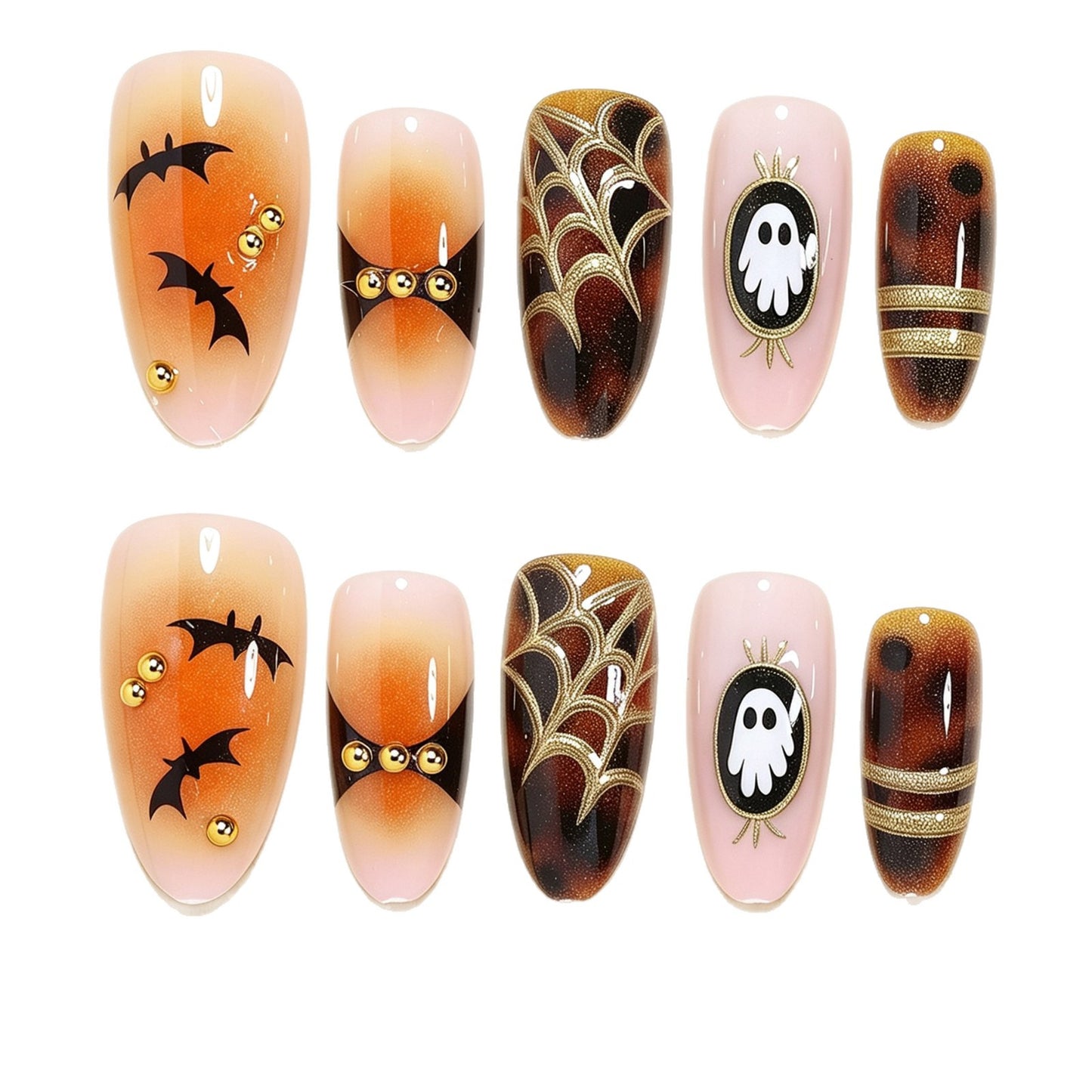 Halloween Dekorative Nagelkunst Brehn