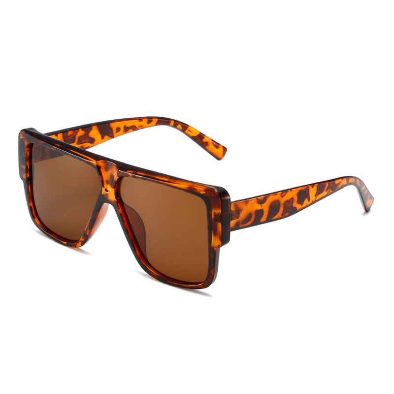Damen quadratische Sonnenbrille mit markantem Gestell Brehn