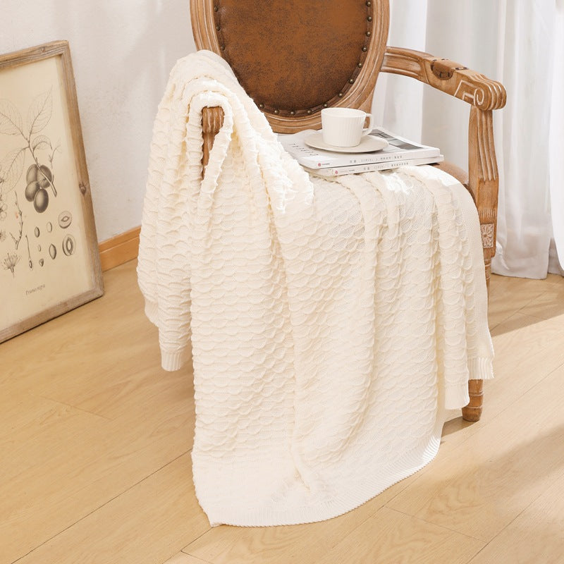 Gemütliche Strickwurfdecke Brehn