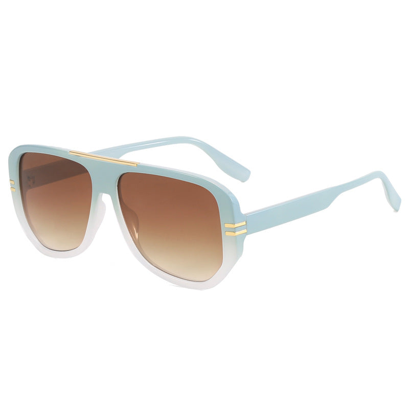 Damen Oversize-Sonnenbrille mit Designer-Rahmen Brehn