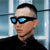 Damen futuristische Sonnenbrille im avantgardistischen Design Brehn