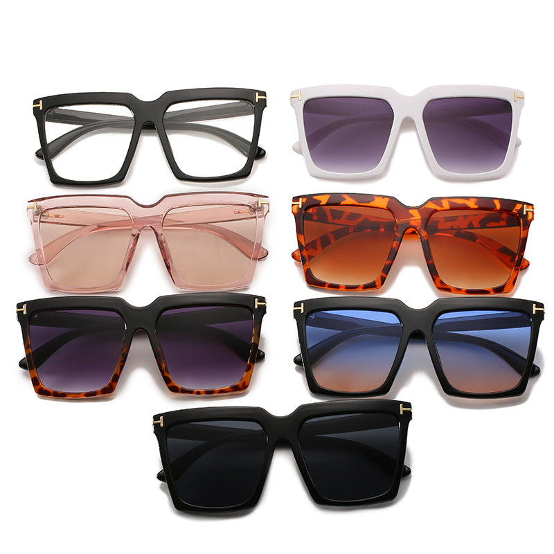 Damen oversized quadratische Sonnenbrille mit luxuriösen Akzenten Brehn