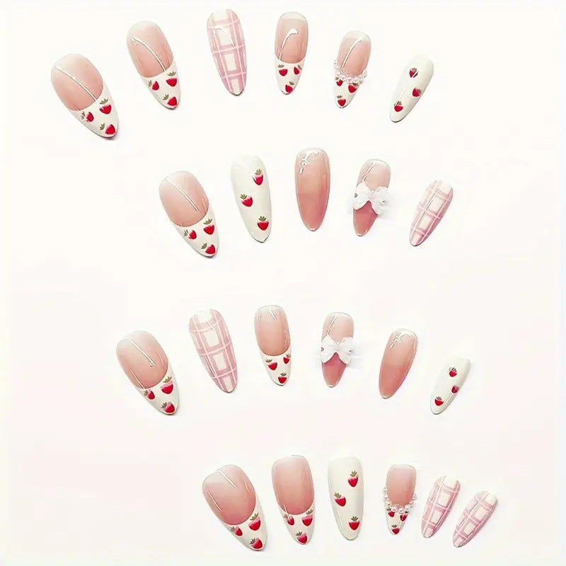 Dekorative Nagelkunstverlängerungen Brehn