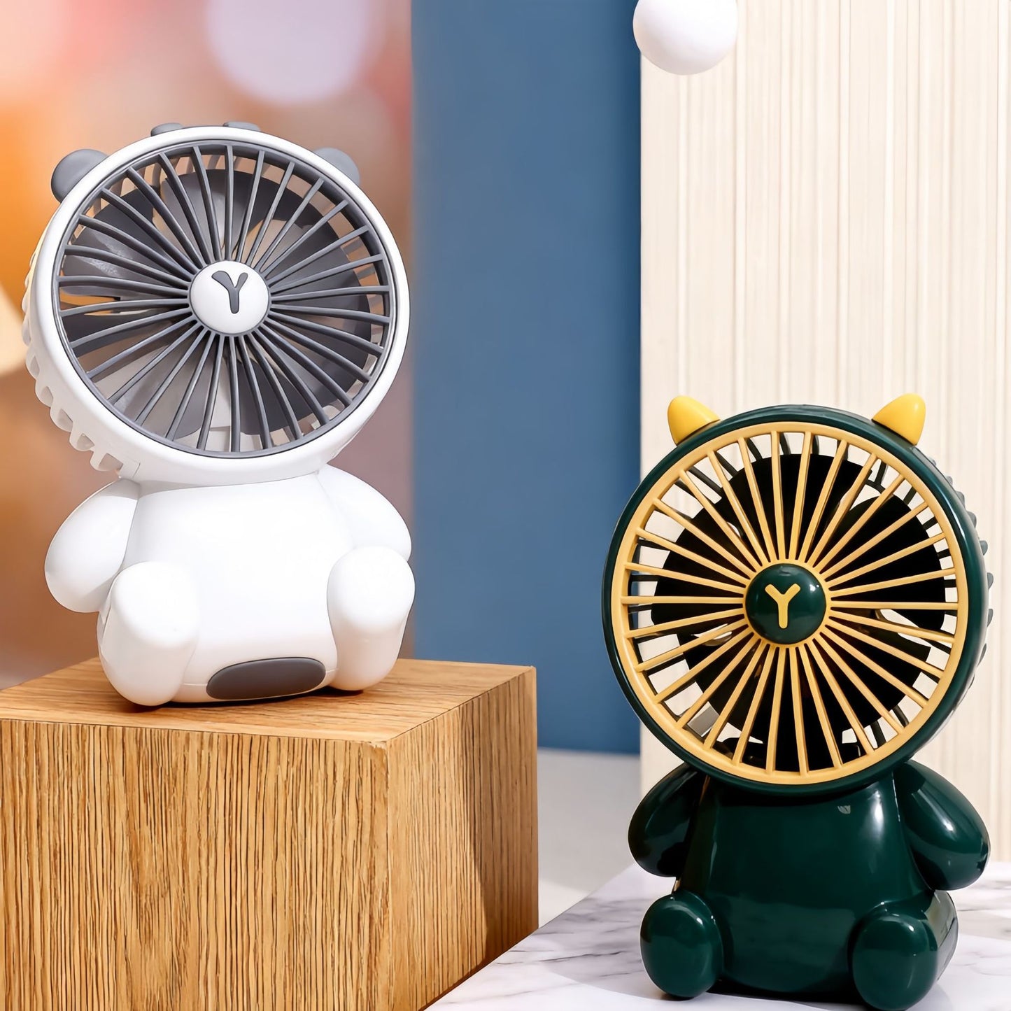 Damen Tragbarer USB Handventilator im niedlichen Tierdesign Brehn