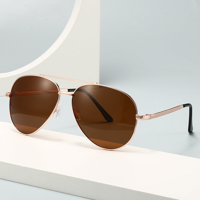 Herren elegante Retro-Pilotensonnenbrille Brehn