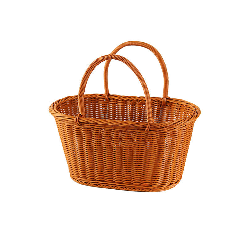 Woven Market Tote Basket Brehn