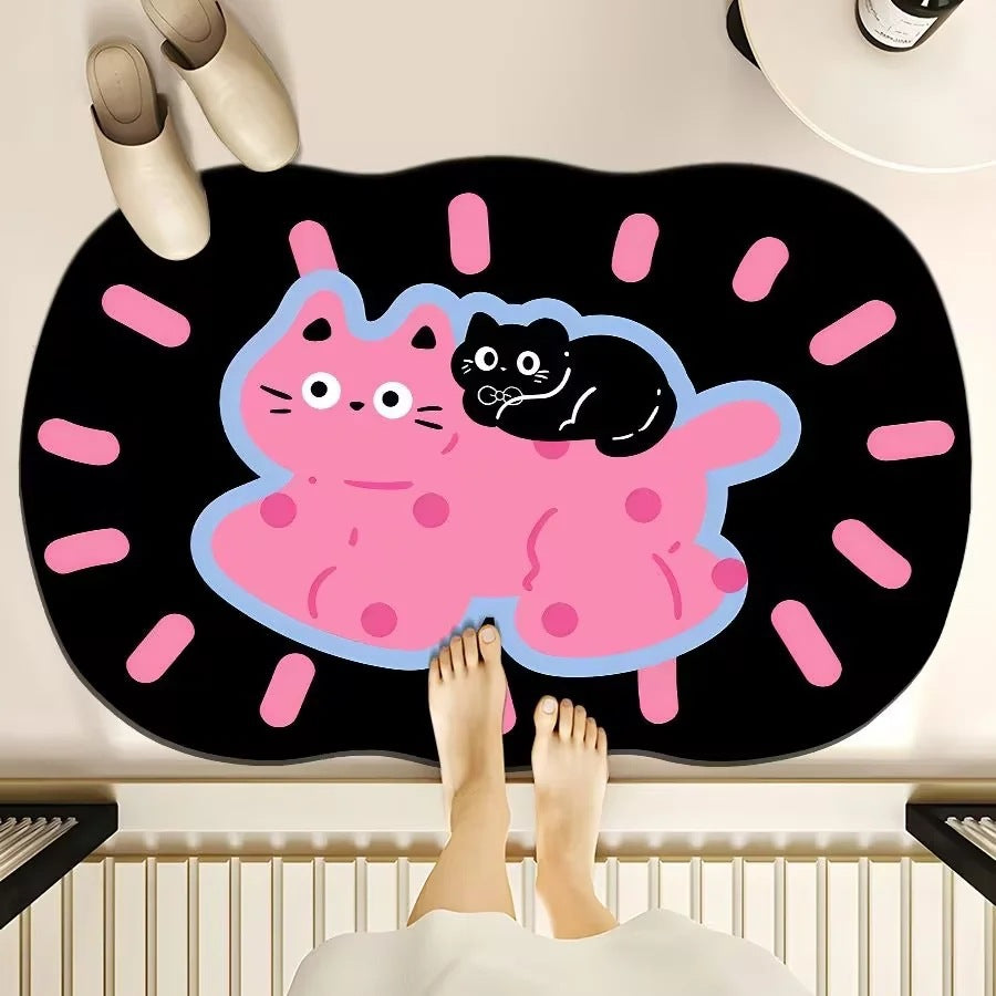 Süße Cartoon Bär Badmatte Brehn