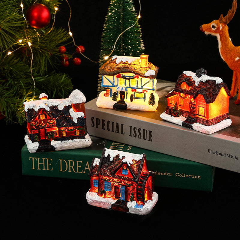 Nostalgische Weihnachtsdorf-Haus-Dekoration Brehn