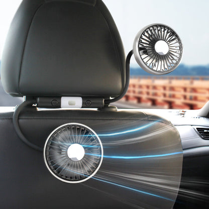 Unisex Dual-Function Rechargeable Clip-On Fan Brehn