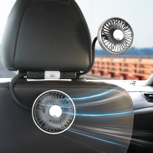Unisex Dual-Function Rechargeable Clip-On Fan Brehn