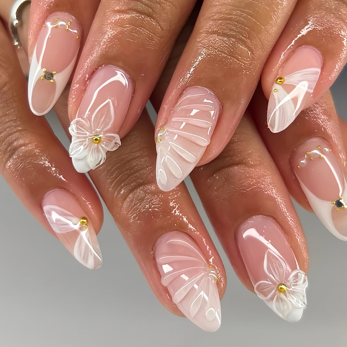 Dekorative Florale Druck-Nagelverlängerungen Brehn 1787913948