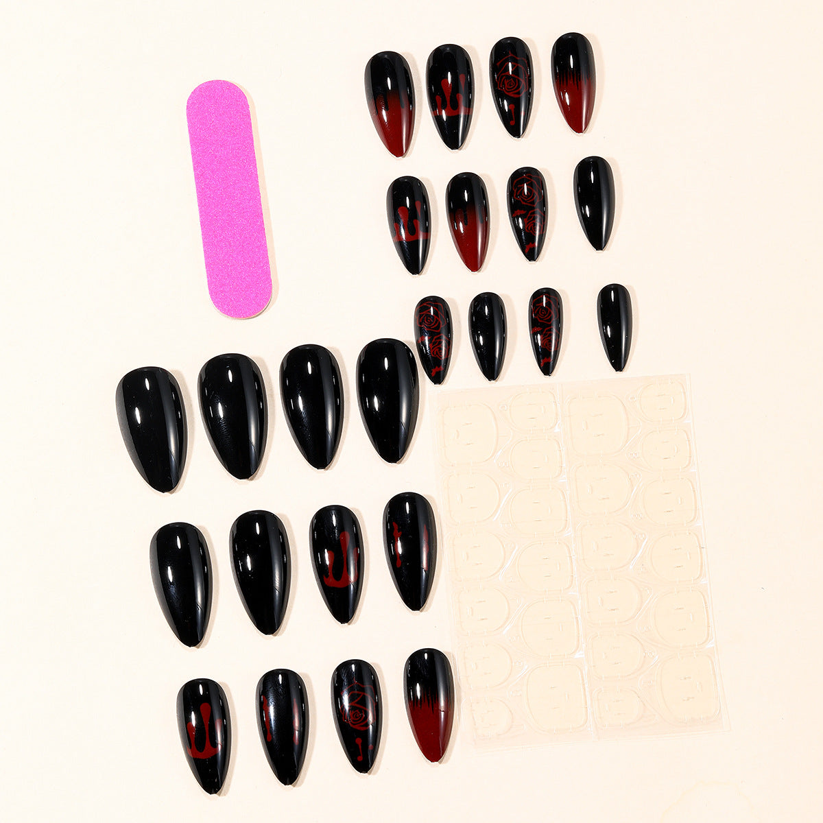 Gothic Horror Themed Nail Art Extensions Brehn