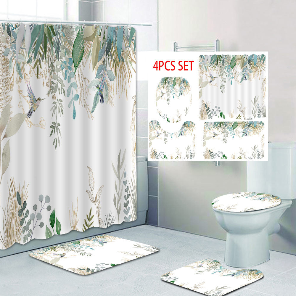 Floral Lavendel Muster Duschvorhang Brehn