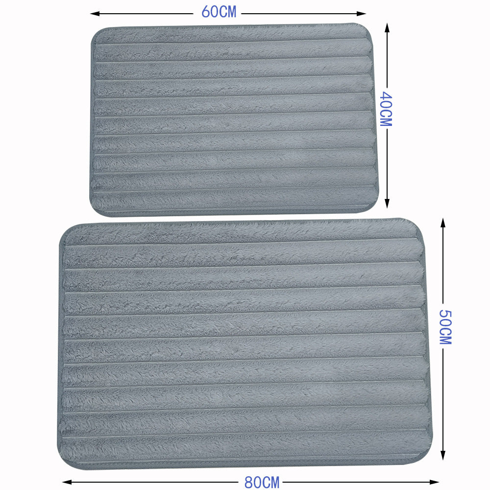 Absorbierende Memory-Schaum-Badmatte Brehn