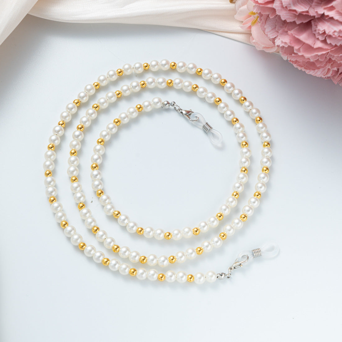 Stylische Perlen-Brillenband Brehn