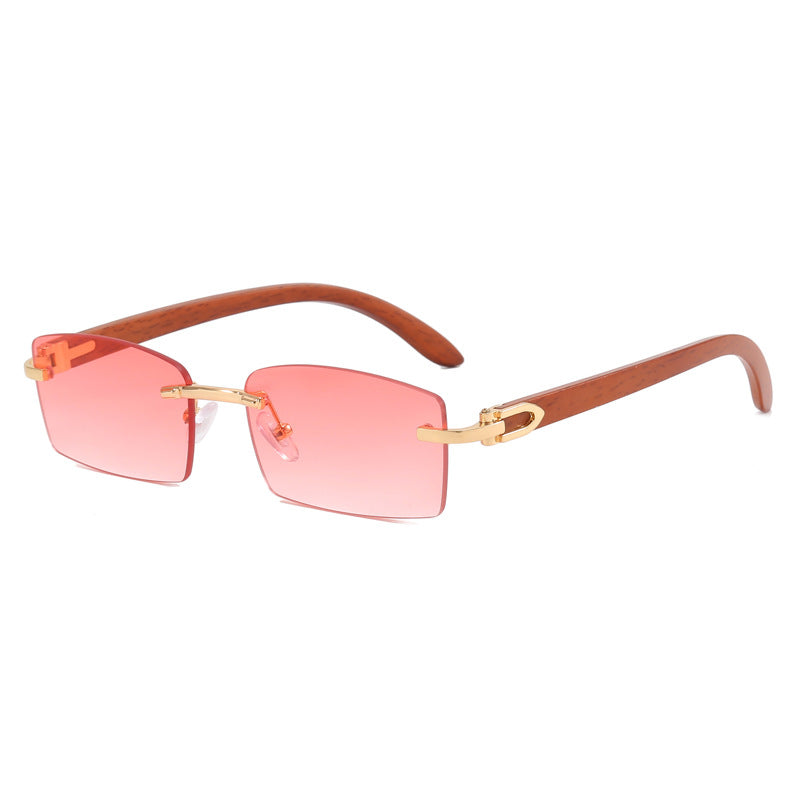 Damen hochwertige Sonnenbrille mit elegantem Holzrahmen Brehn