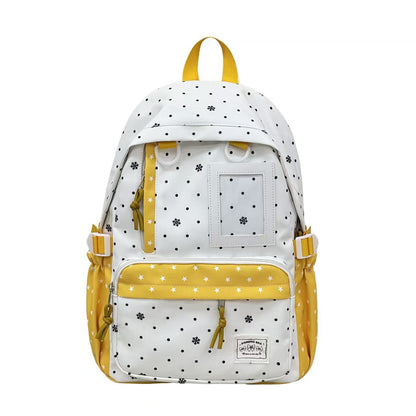 Muster Multi-Taschen Rucksack Brehn