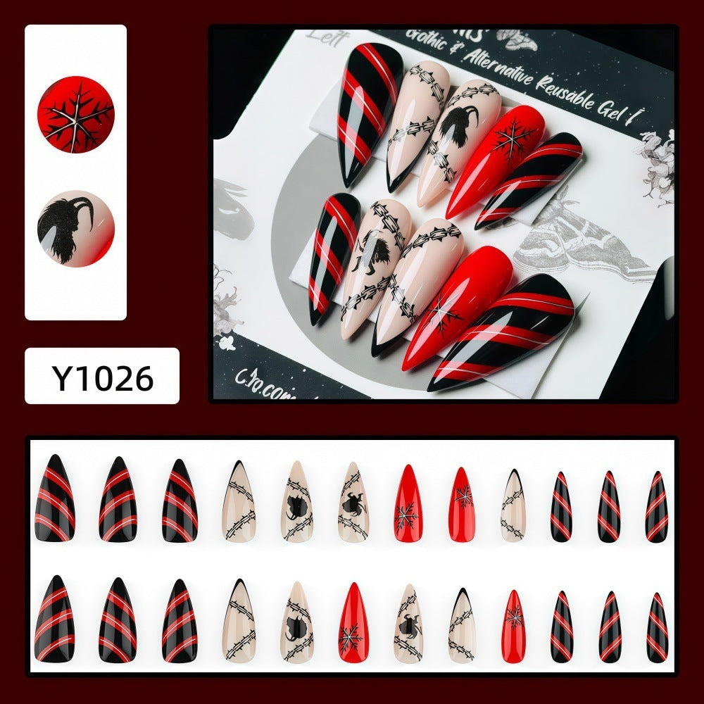 Kreatives Nageldesign-Set im Gothic-Stil Brehn