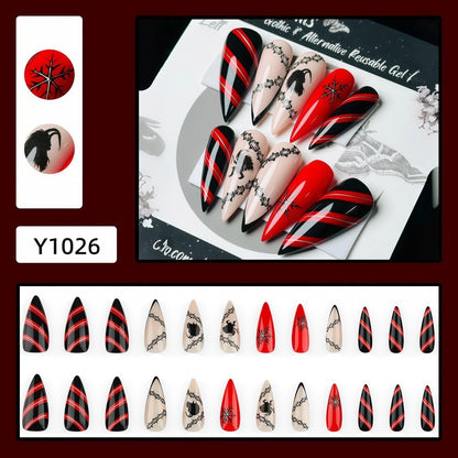 Kreatives Nageldesign-Set im Gothic-Stil Brehn