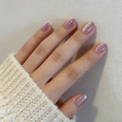 Funkelnd Glänzendes Press-On Nagelset Brehn