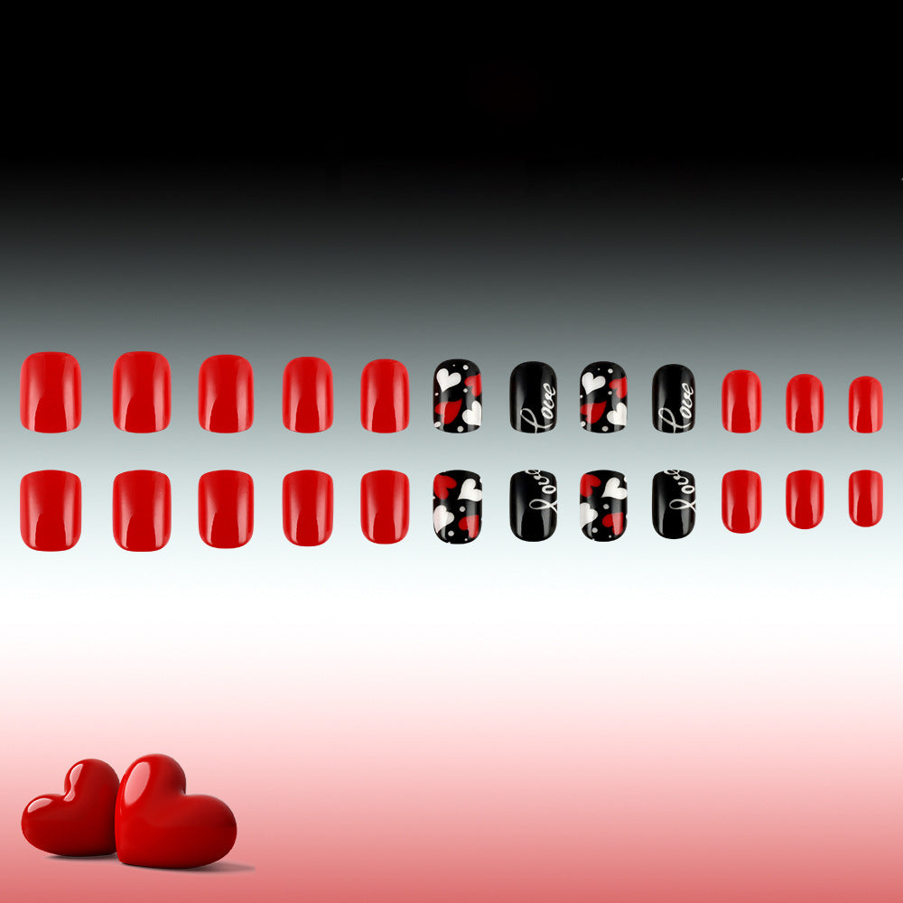 Love-Themen Press-On Nagelkunstset Brehn