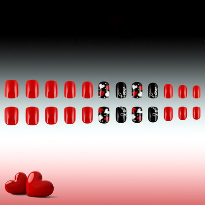 Love-Themen Press-On Nagelkunstset Brehn