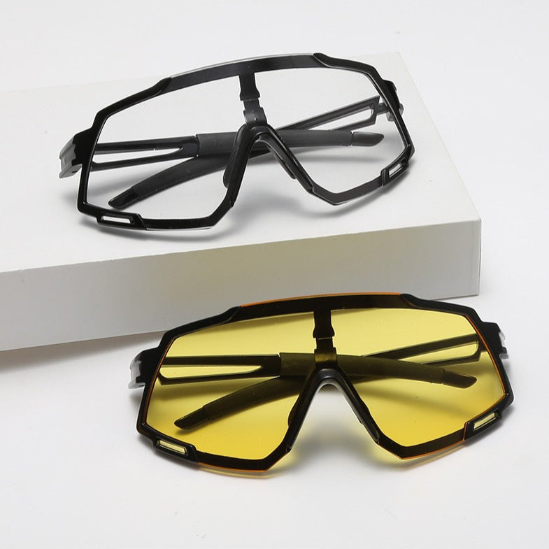 Herren Sportliche Outdoor-Sonnenbrille mit robustem Rahmen und polarisierten Gläsern Brehn